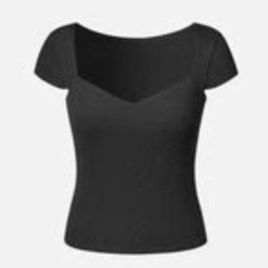 OGL Move Sweetheart Short Sleeve Brami Top